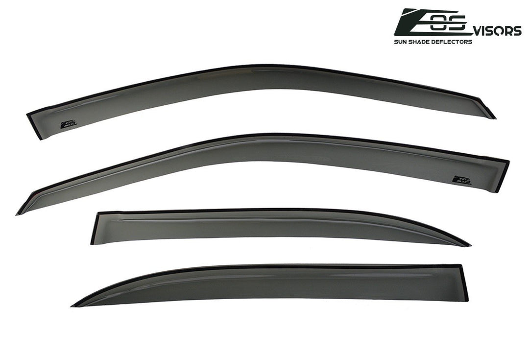 2001-05 Honda Civic Sedan Window Visors Wind Deflectors Rain Guards Tape-On EOS Visors 