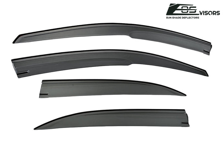 2004-08 Acura TSX Sedan Window Visors Wind Deflectors Rain Guards Tape-On EOS Visors 