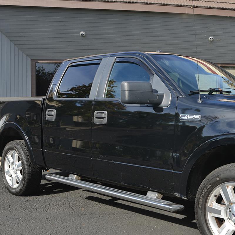 in-Channel Rain Guards Fit for 2015-2025 Ford F150 SuperCrew, Durable