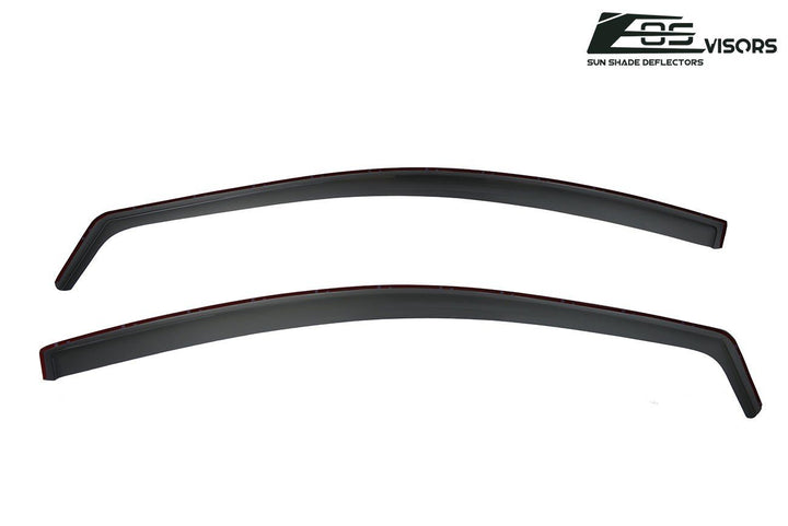 2006-11 Honda Civic Coupe Window Visors Wind Deflectors Rain Guards In-Channel EOS Visors 