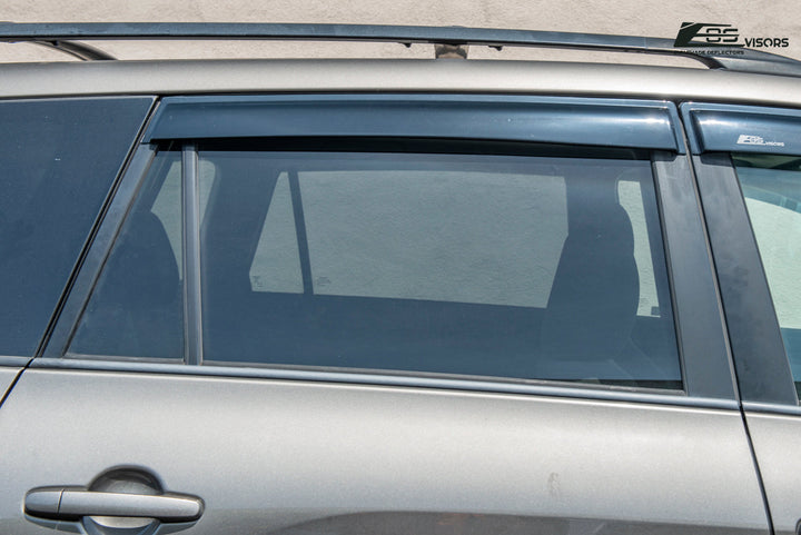 2006-12 Toyota Rav4 Window Visors Wind Deflectors Rain Guards Tape-On EOS Visors 