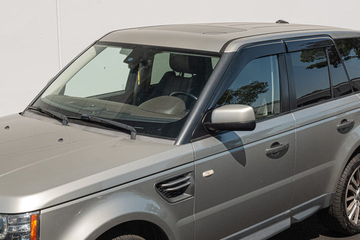 2006-13 Range Rover Sport Window Visors Wind Deflectors Rain Guards Tape-On EOS Visors 