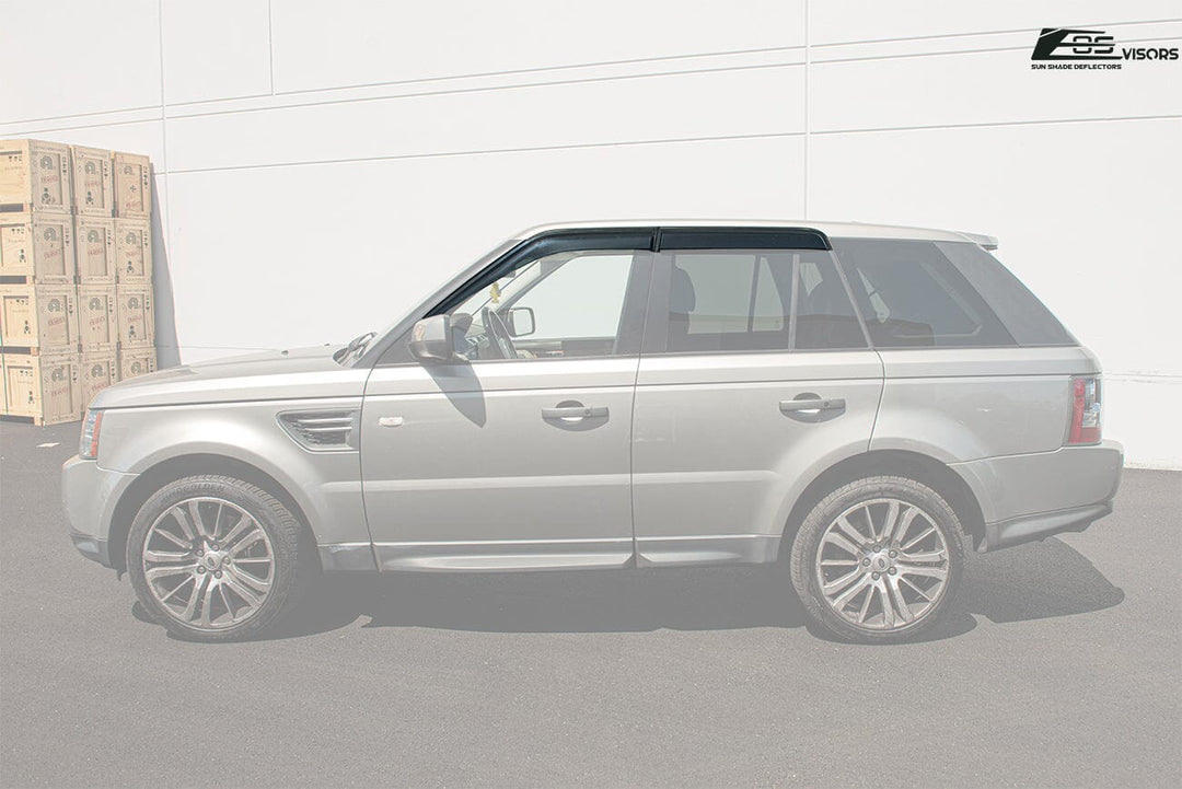 2006-13 Range Rover Sport Window Visors Wind Deflectors Rain Guards Tape-On EOS Visors 