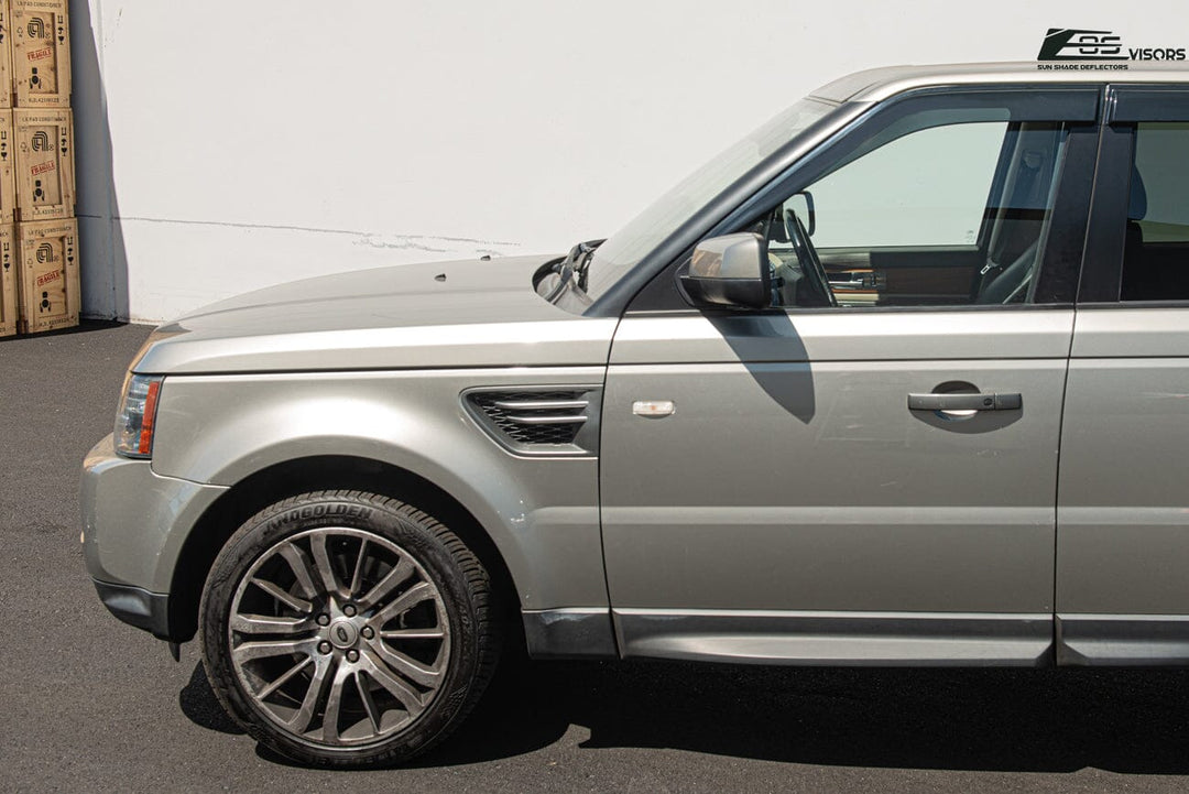 2006-13 Range Rover Sport Window Visors Wind Deflectors Rain Guards Tape-On EOS Visors 