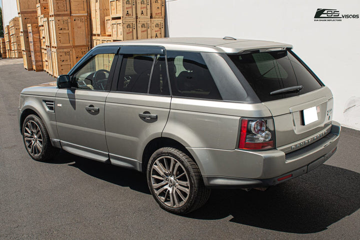 2006-13 Range Rover Sport Window Visors Wind Deflectors Rain Guards Tape-On EOS Visors 