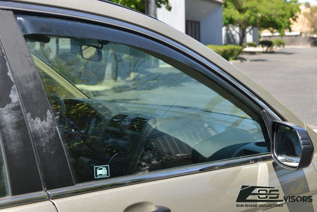 2007-11 Honda CR-V Window Visors Wind Deflectors Rain Guards Vents In-Channel EOS Visors 