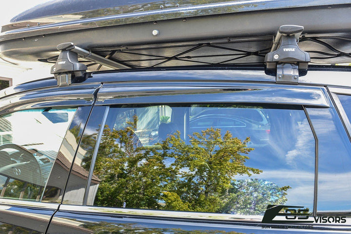 2007-13 Acura MDX Window Visors Wind Deflectors Rain Guards Tape-On EOS Visors 