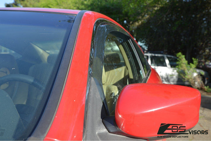 2008-12 Honda Accord Coupe Window Visors Wind Deflectors Rain Guards In-Channel EOS Visors 