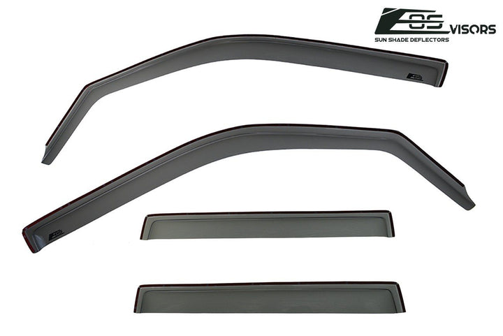 2009-15 Honda Pilot Window Visors Wind Deflectors Rain Guards In-Channel EOS Visors 