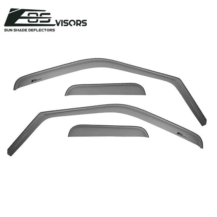 2009-16 Ford F250 F350 F450 F550 Extended Cab Window Visors Deflectors In-Channel EOS Visors 