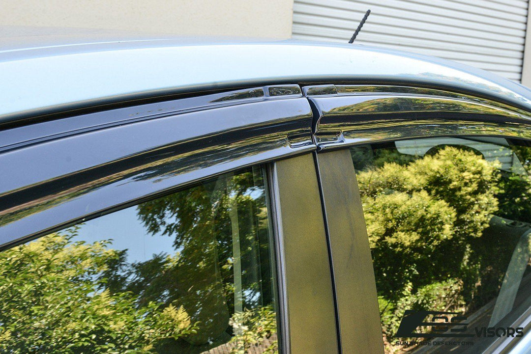 2010-15 Toyota Prius Window Visors Wind Deflectors Rain Guards Tape-On EOS Visors 