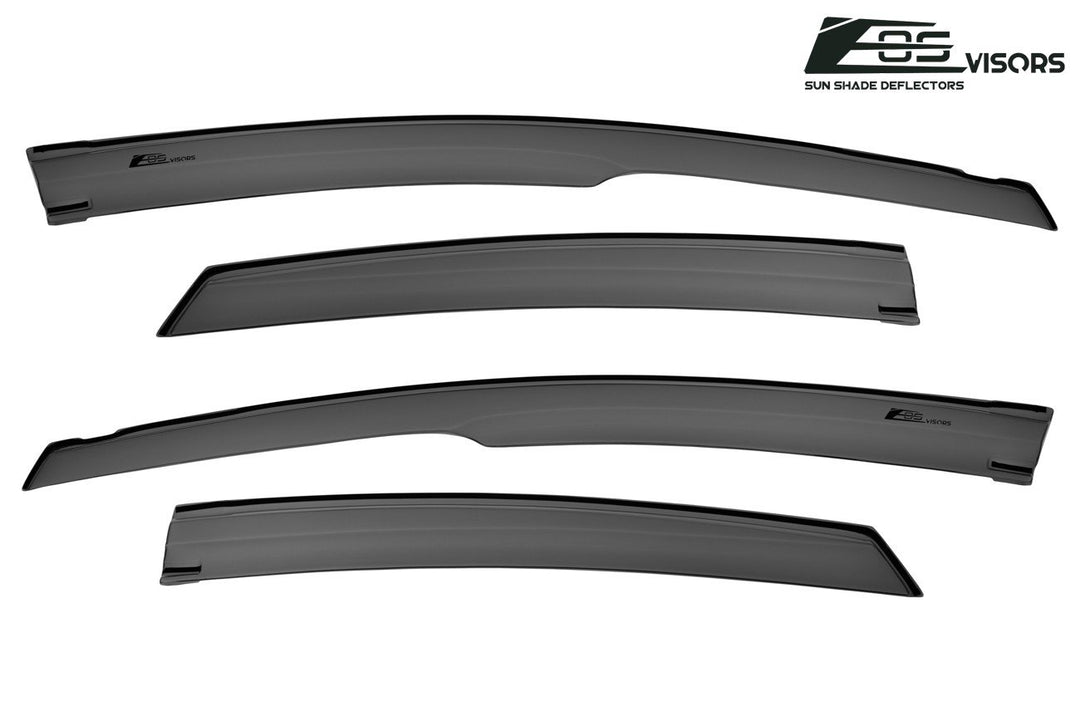 2010-15 Toyota Prius Window Visors Wind Deflectors Rain Guards Tape-On EOS Visors 