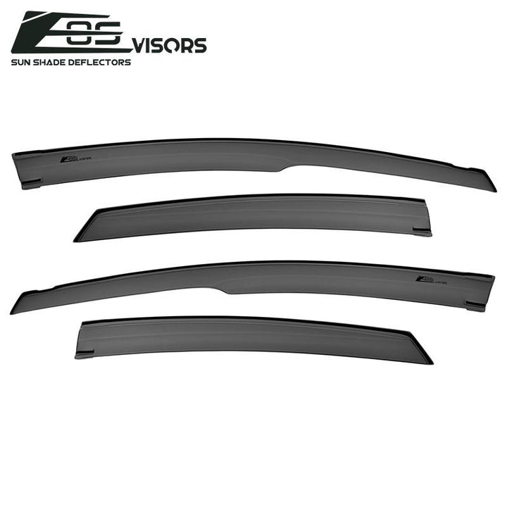 2010-15 Toyota Prius Window Visors Wind Deflectors Rain Guards Tape-On EOS Visors 