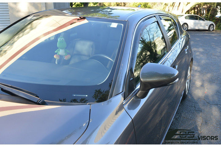 2011-17 Lexus CT200h Window Visors Wind Deflectors Rain Guards In-Channel EOS Visors 