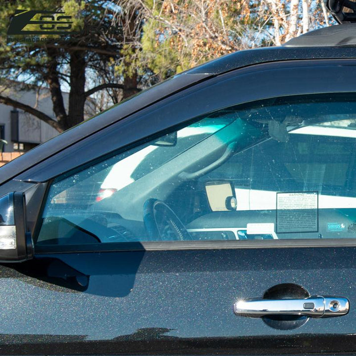 2011-19 Ford Explorer Window Visors Wind Deflectors Rain Guards Tape-On EOS Visors 