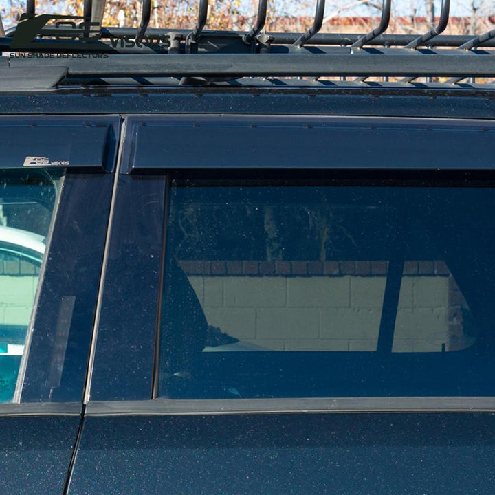 2011-19 Ford Explorer Window Visors Wind Deflectors Rain Guards Tape-On EOS Visors 