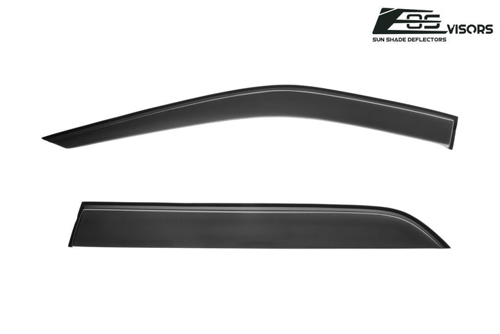 2011-19 Ford Explorer Window Visors Wind Deflectors Rain Guards Tape-On EOS Visors 