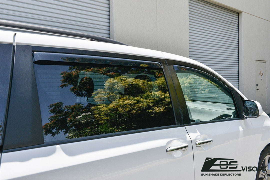 2011-19 Toyota Sienna Window Visors Wind Deflectors Rain Guards In-Channel EOS Visors 