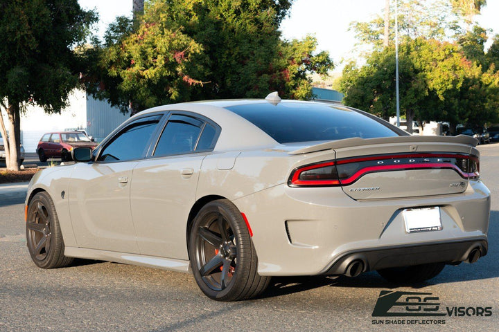 2011-20 Dodge Charger Window Visors Wind Deflectors Rain Guards Vents In-Channel EOS Visors 