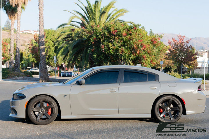 2011-20 Dodge Charger Window Visors Wind Deflectors Rain Guards Vents In-Channel EOS Visors 