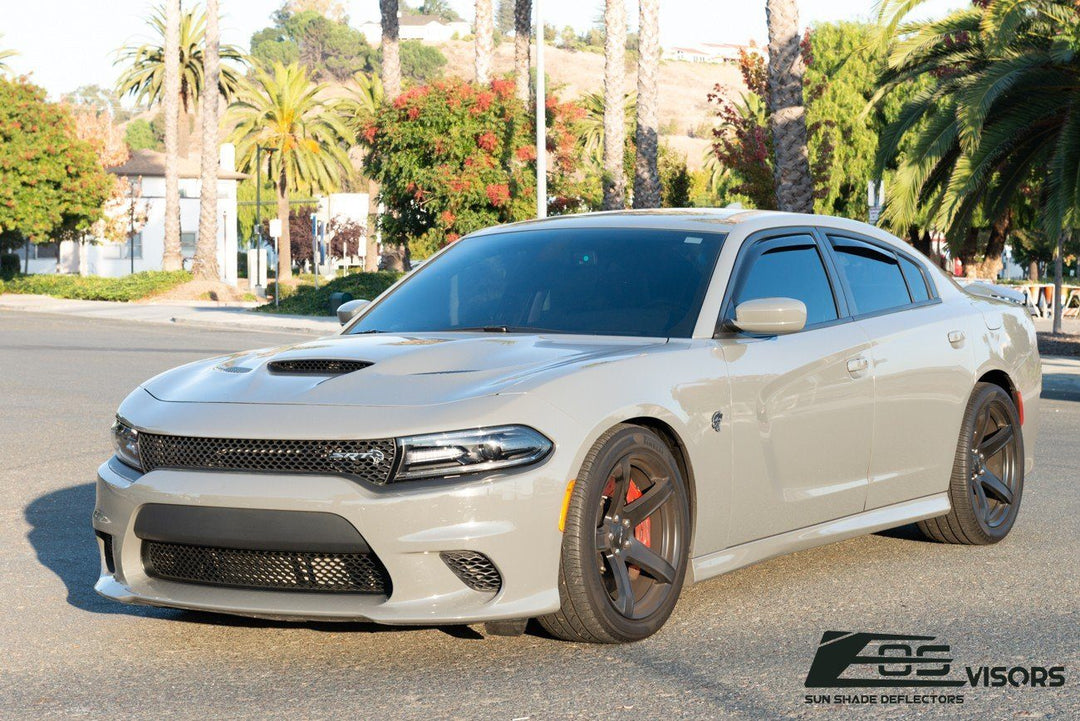 2011-20 Dodge Charger Window Visors Wind Deflectors Rain Guards Vents In-Channel EOS Visors 