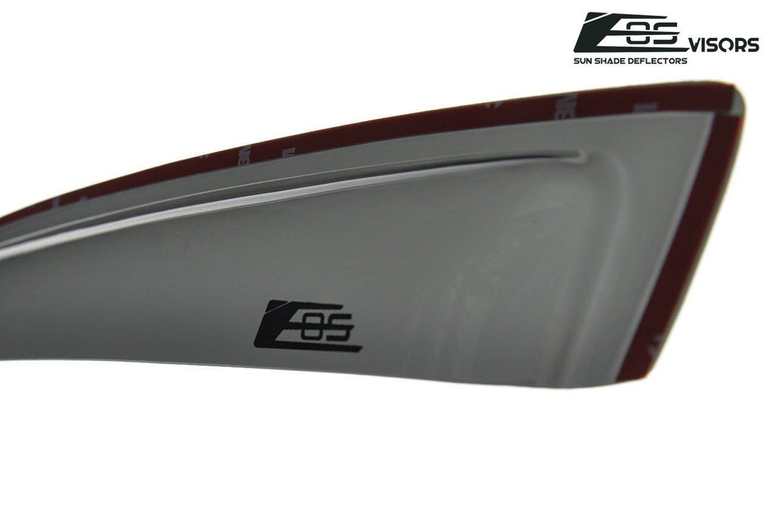 2012-15 Honda Civic Coupe Window Visors Wind Deflectors Rain Guards In-Channel EOS Visors 