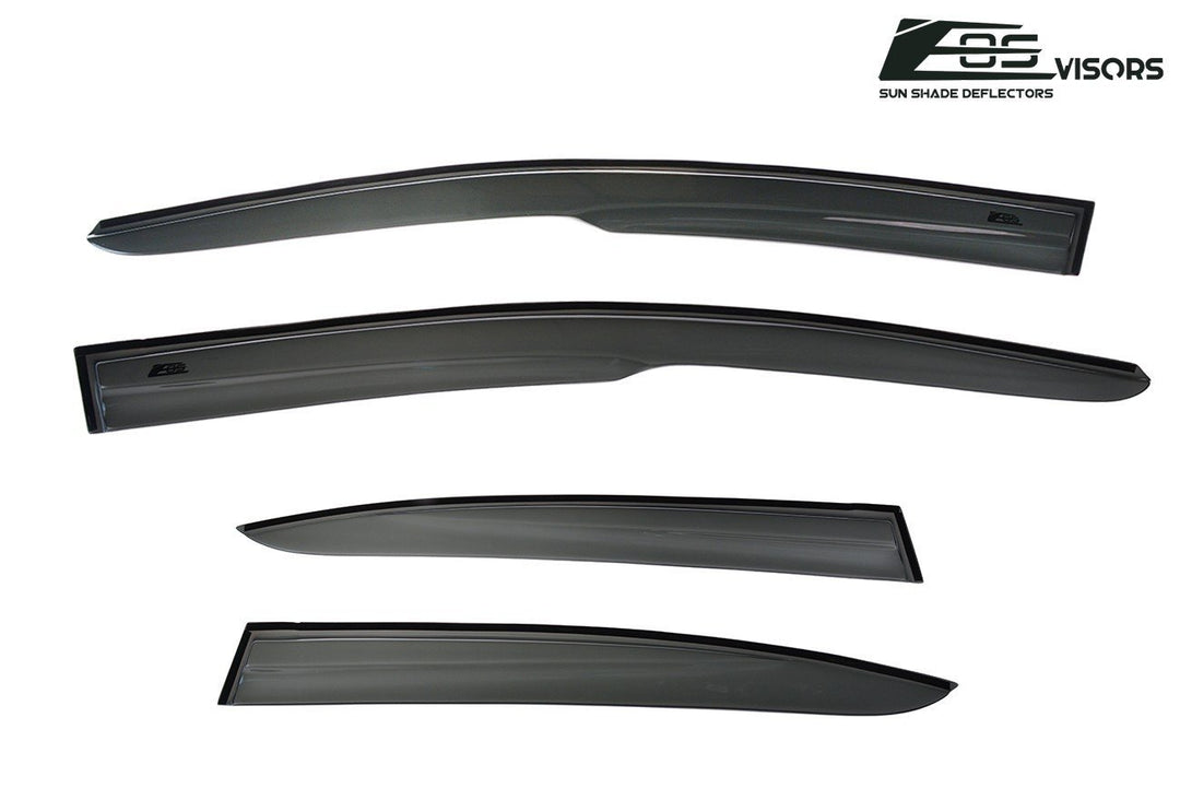 2012-15 Honda Civic Sedan Window Visors Wind Deflectors Rain Guards Tape-On EOS Visors 