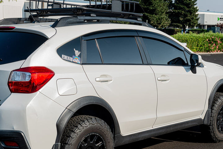 2013-15 Subaru XV Crosstrek | 2016-17 Crosstrek Window Visors Deflectors Tape-On EOS Visors 