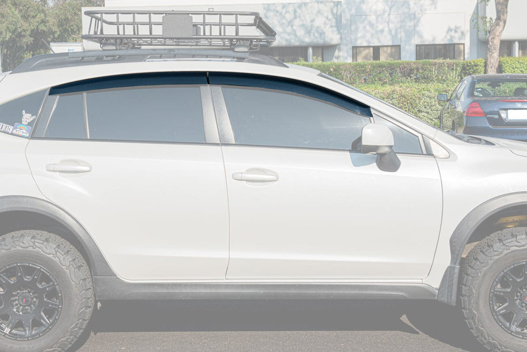 2013-15 Subaru XV Crosstrek | 2016-17 Crosstrek Window Visors Deflectors Tape-On EOS Visors 