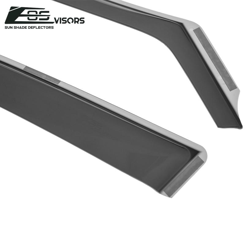 2013-17 Honda Accord Coupe In-Channel Window Visors Wind Deflectors Rain Guards In-Channel EOS Visors 