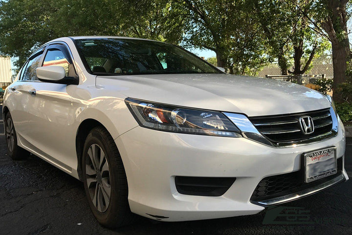 2013-17 Honda Accord Sedan In-Channel Window Visors Wind Deflectors Rain Guards In-Channel EOS Visors 