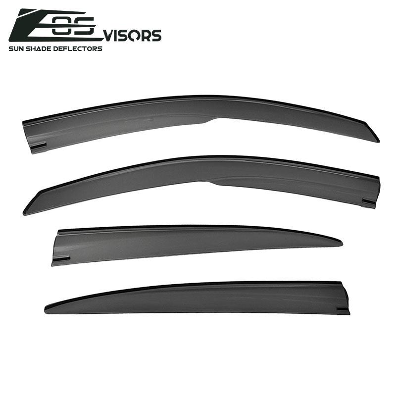 2013-17 Honda Accord Sedan Tape-On Window Visors Wind Deflectors Rain Guards Tape-On EOS Visors 