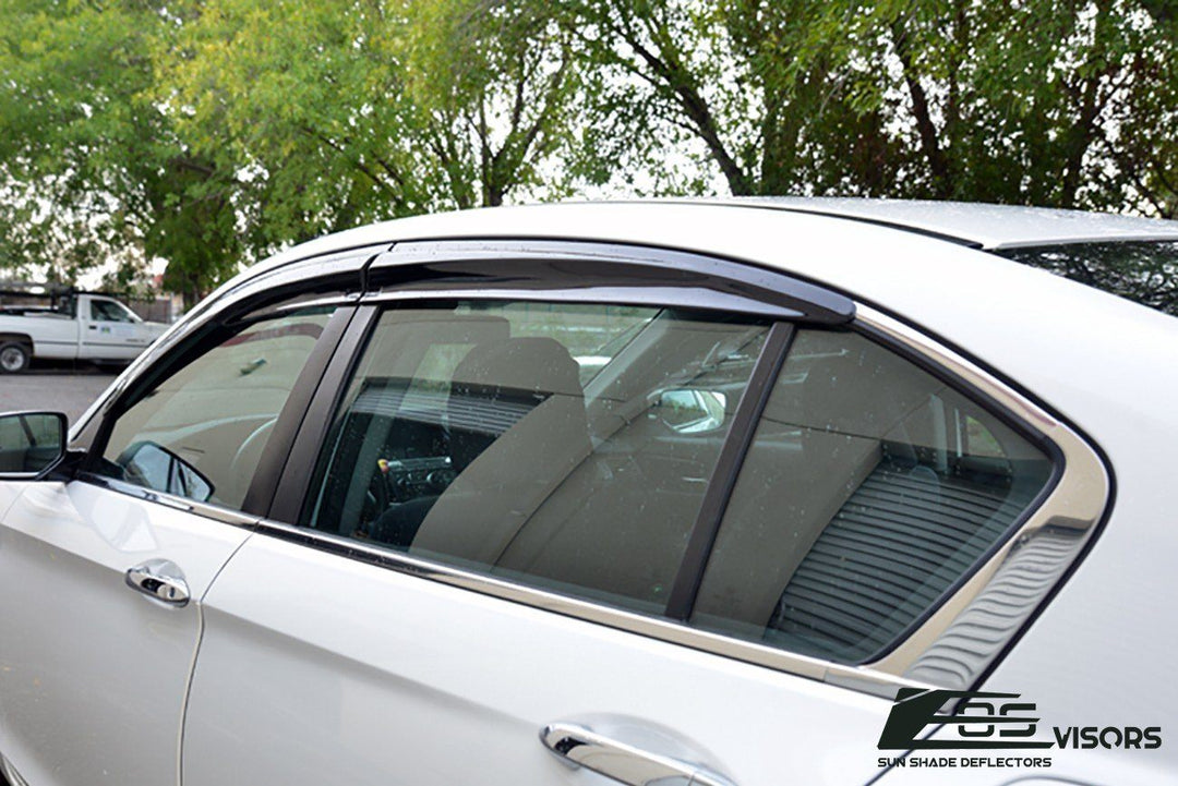 2013-17 Honda Accord Sedan Tape-On Window Visors Wind Deflectors Rain Guards Tape-On EOS Visors 