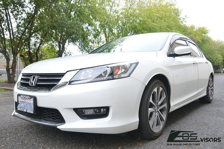 2013-17 Honda Accord Sedan Tape-On Window Visors Wind Deflectors Rain Guards Tape-On EOS Visors 