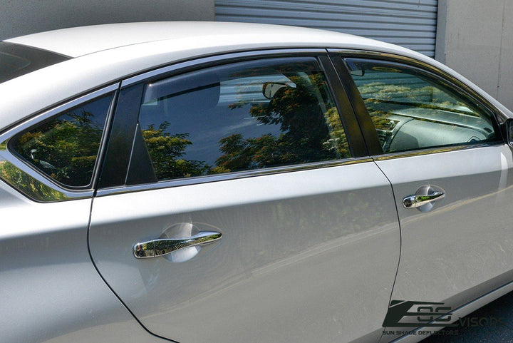 2013-18 Nissan Altima Window Visors Wind Deflectors Rain Guards In-Channel EOS Visors 