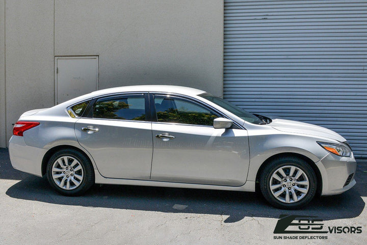 2013-18 Nissan Altima Window Visors Wind Deflectors Rain Guards In-Channel EOS Visors 