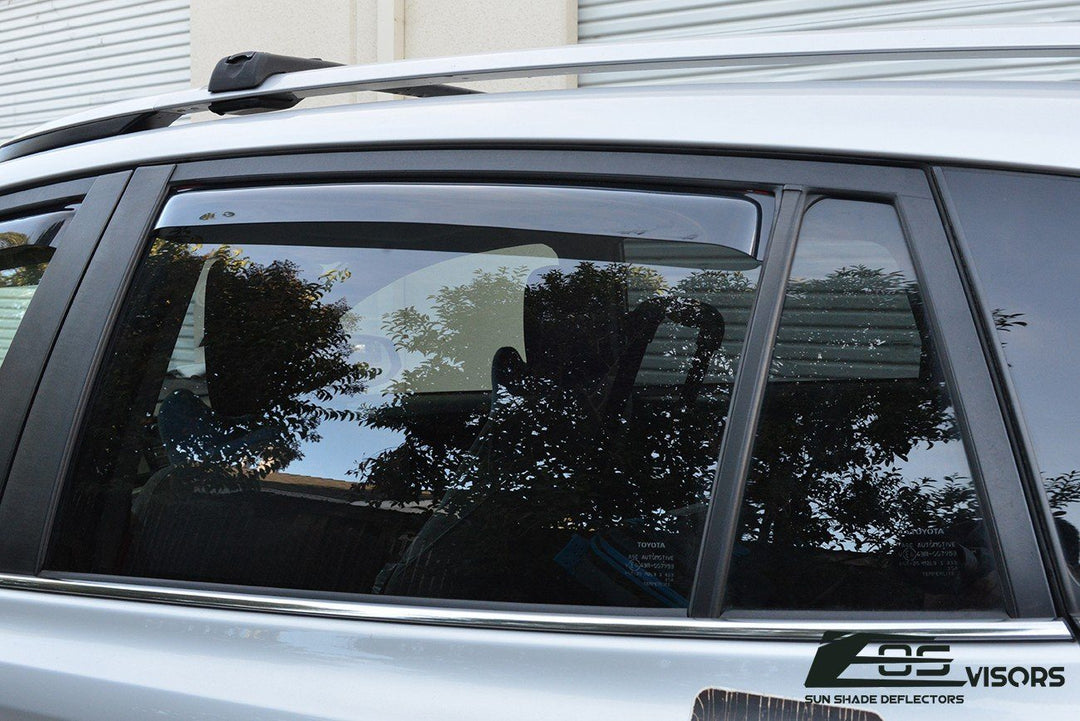 2013-18 Toyota Rav4 Window Visors Wind Deflectors Rain Guards In-Channel EOS Visors 