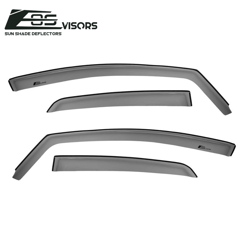 2013-20 Ford Fusion Window Visors Wind Deflectors Rain Guards In-Channel EOS Visors 