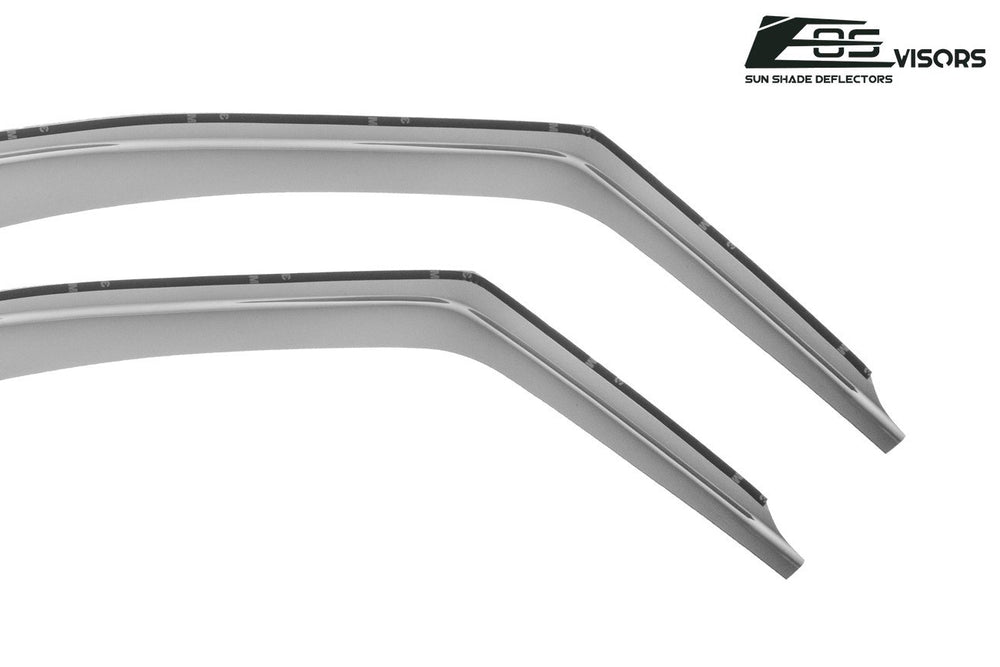 2014-18 Silverado 1500 / 2015-19 Silverado 2500HD 3500HD Standard Cab Window Visors Deflectors In-Channel EOS Visors 