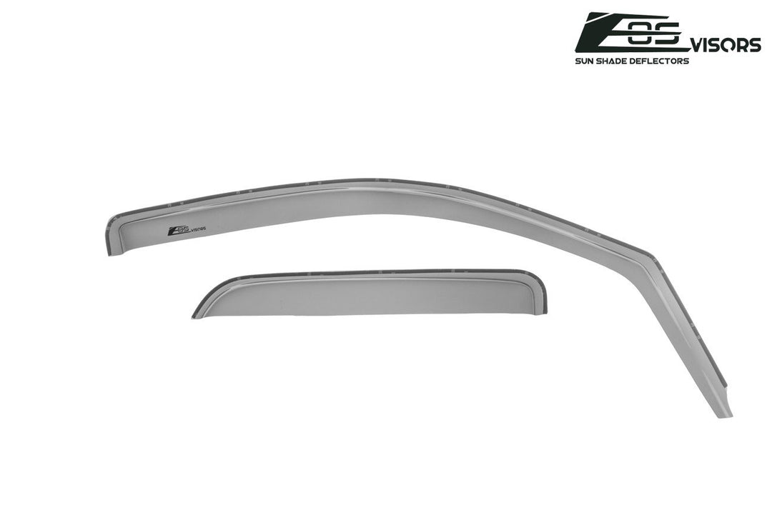 2014-18 Silverado 1500 Double Cab Window Visors Deflectors In-Channel EOS Visors 