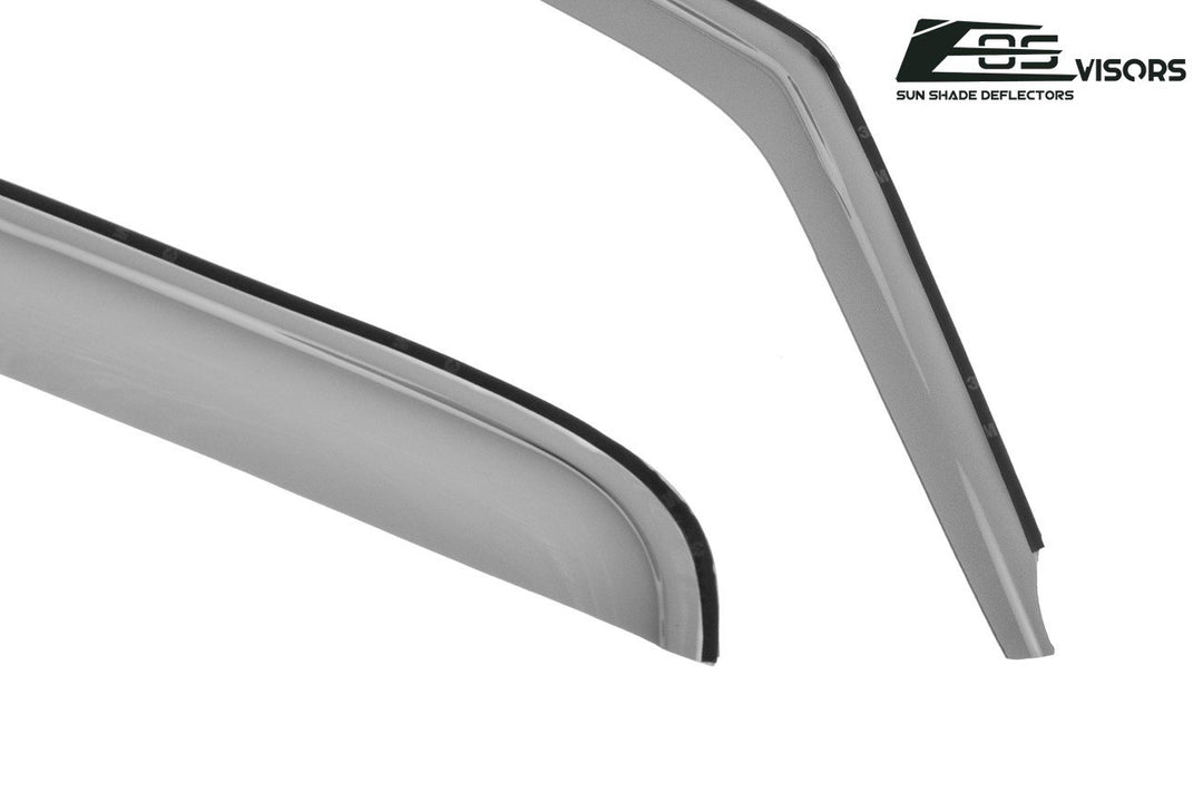 2014-18 Silverado 1500 Double Cab Window Visors Deflectors In-Channel EOS Visors 