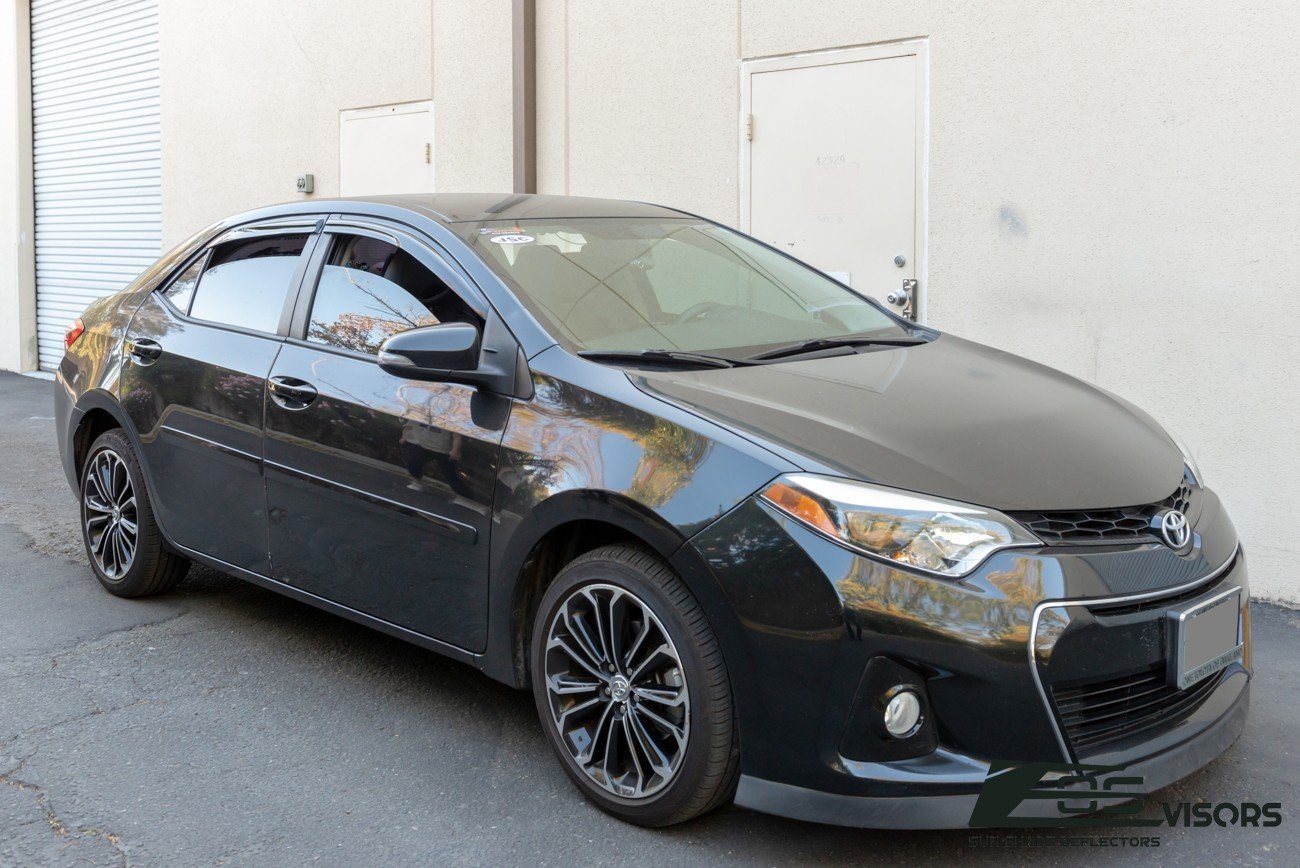 Toyota corolla shop rain guards