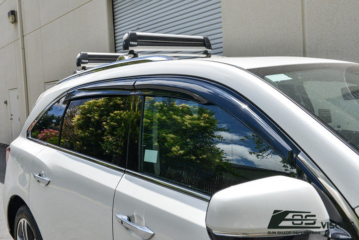 2014-20 Acura MDX Window Visors Wind Deflectors Rain Guards Tape-On EOS Visors 