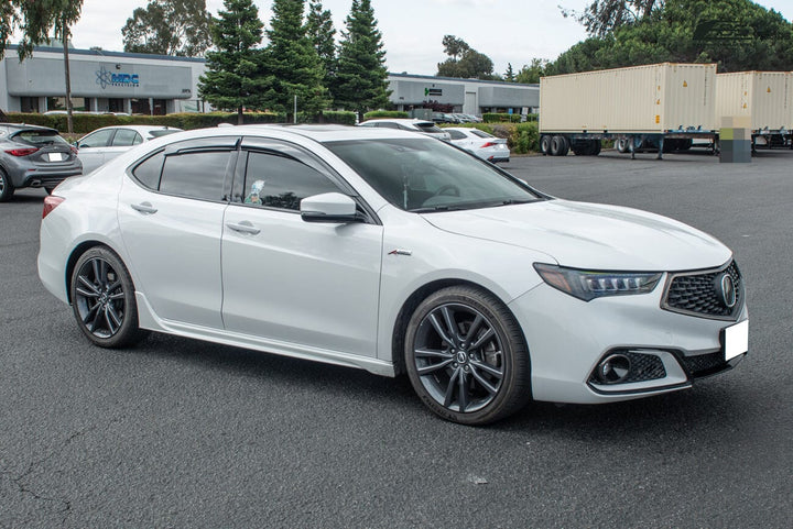 2015-20 Acura TLX JDM Style Window Visors Wind Deflectors Rain Guards Vents In-Channel EOS Visors 