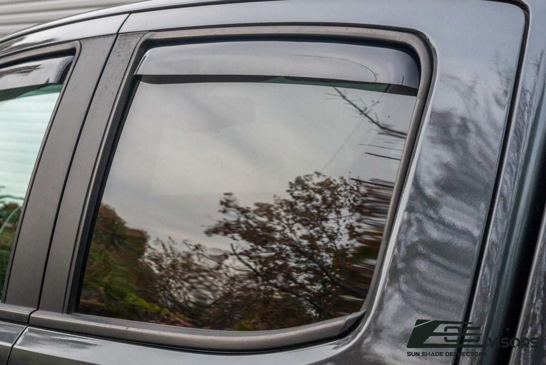 2015-21 Chevrolet Colorado Crew Cab Window Visors Deflectors In-Channel EOS Visors 
