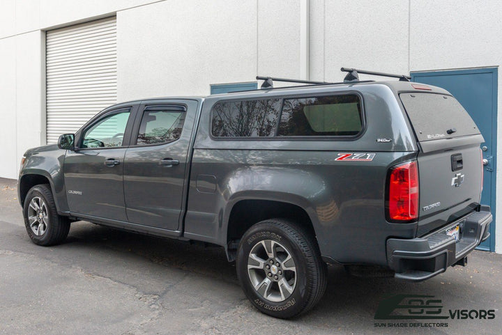 2015-21 Chevrolet Colorado Crew Cab Window Visors Deflectors In-Channel EOS Visors 