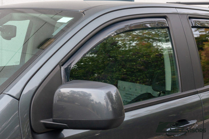 2015-21 Chevrolet Colorado Crew Cab Window Visors Deflectors In-Channel EOS Visors 