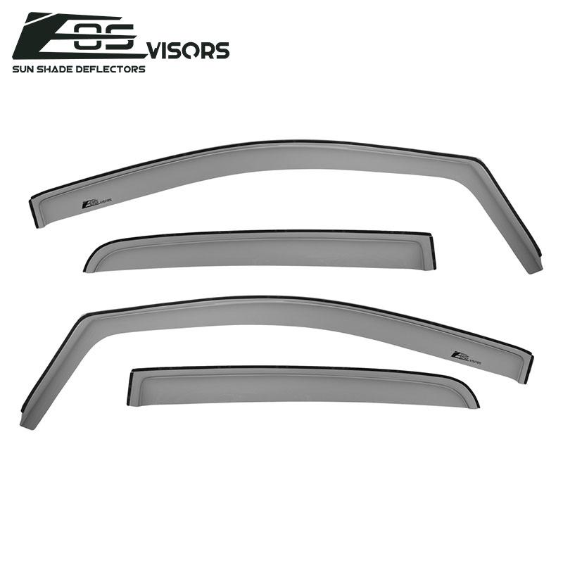 2015-21 Chevrolet Colorado Crew Cab Window Visors Deflectors In-Channel EOS Visors 