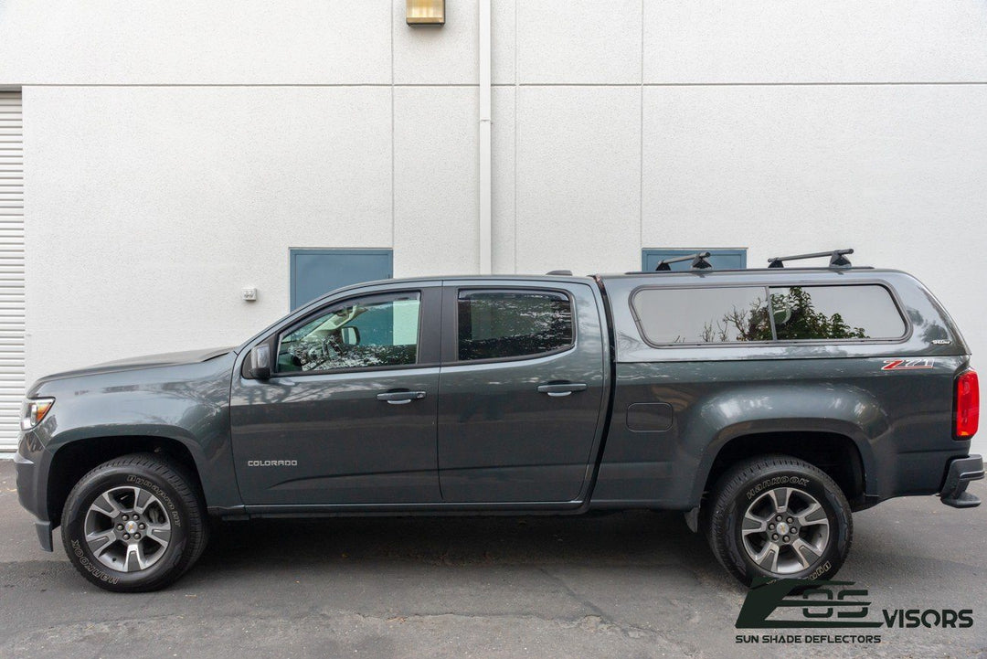 2015-21 Chevrolet Colorado Crew Cab Window Visors Deflectors In-Channel EOS Visors 