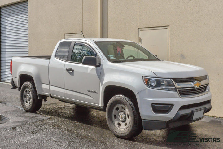 2015-21 Chevrolet Colorado Extended Cab Window Visors Wind Deflectors Rain Guards Vents In-Channel EOS Visors 